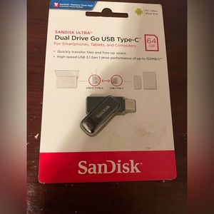 New SanDisk Ultra Dual Drive Go USB Type-C 64GB